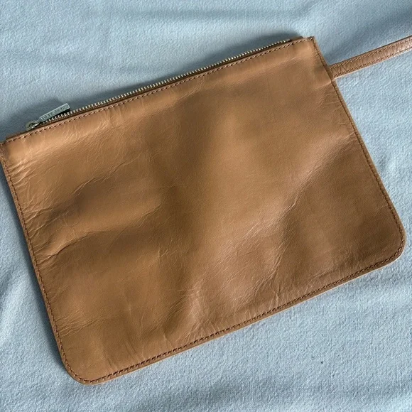 Tory Burch Leather Removable Tote Pouch - Picture 3 of 6